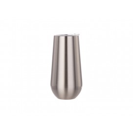 6oz/160ml Stainless Steel Stemless Champagne Cup (Silver) （10/pack）